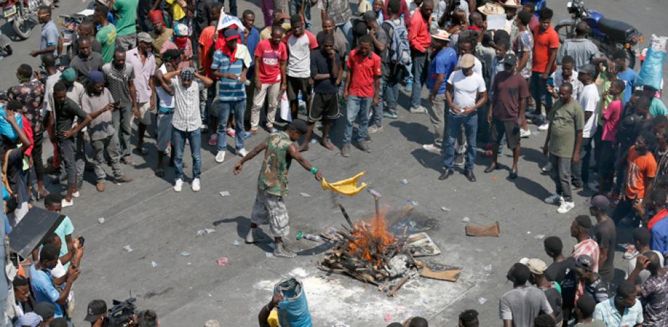 Las protestas no cesan en Haití en reclamo de que renuncie el presidente Moise. AP