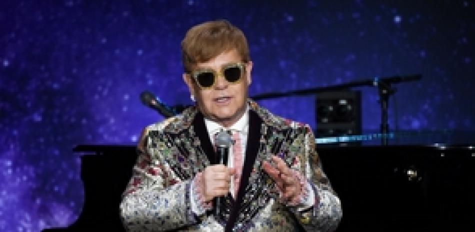 Cantante británico Elton John. Foto: Archivo Listín Diario.