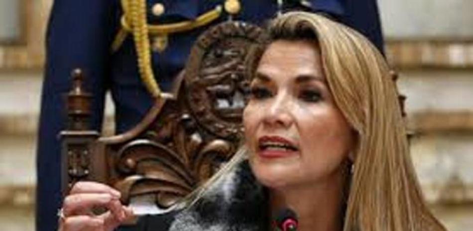 Jeanine Áñez, presidente interina de Bolivia. / Listín