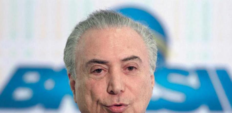 Expresidente de Brasil, Michel Temer. Foto: Archivo Listín Diario.