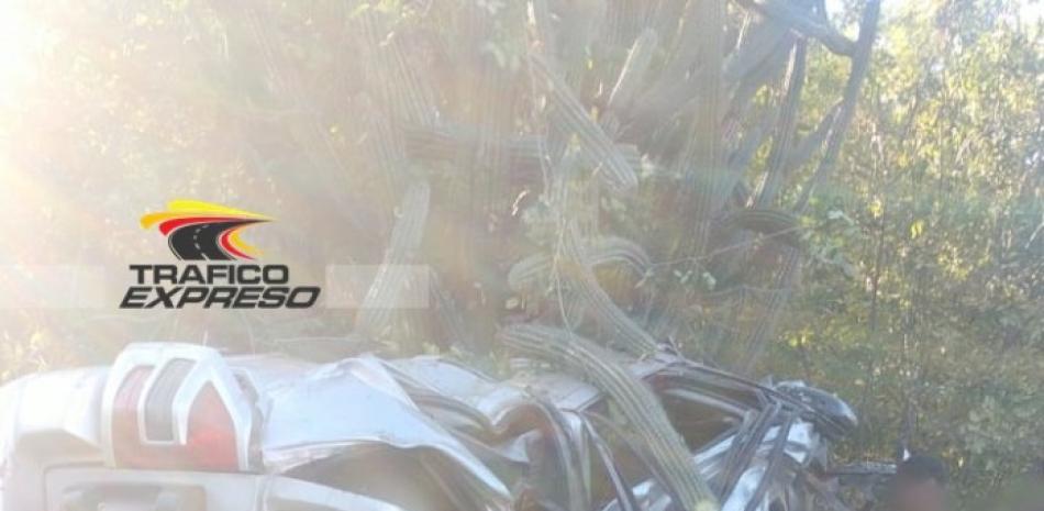 Accidente de tránsito deja un muerto y tres heridos en la carretera Sánchez