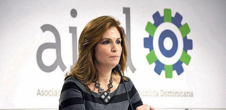 Circe Almánzar, vicepresidente ejecutiva de la Asociación de Industrias (AIRD).