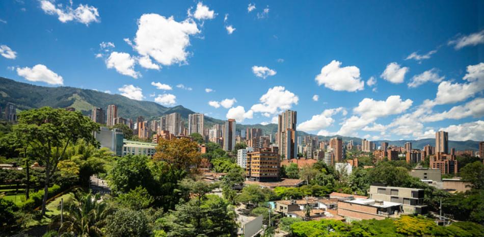 Vista de Medellín, capital del departamento colombiano de Antioquia.