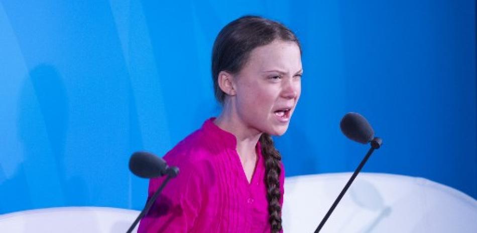 La joven sueca Greta Thunberg. / AFP