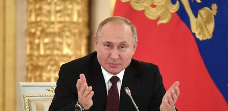 Vladimir Putin Presidente de Russia. AFP
