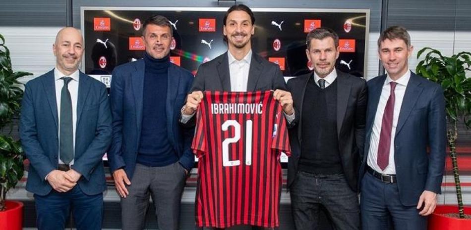 Zlatan Ibrahimovich fichado por el AC Milan. / EP