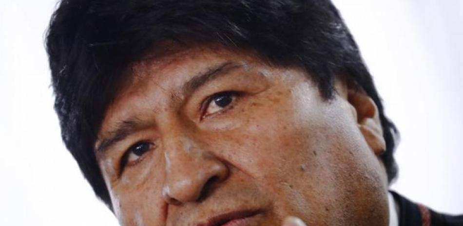 Evo Morales, expresidente de Bolivia. Foto: AP.