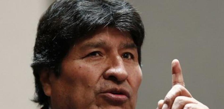 Evo Morales, expresidente Bolivia. Foto: Archivo Listín Diario.