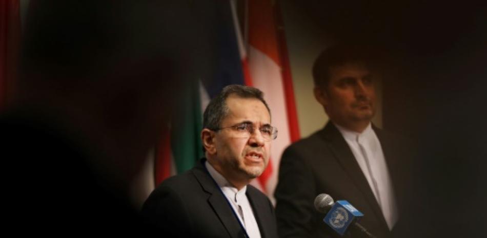 Majid Takht-Ravanchi, embajador permanente de Irán en la ONU. / AFP