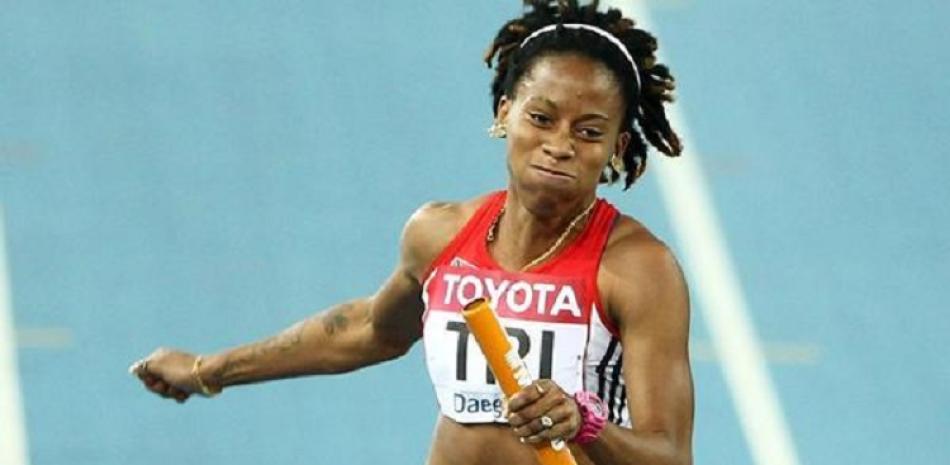 Michelle-Lee Ahye fue finalista olímpica y mundial en la prueba de los 100 metros.