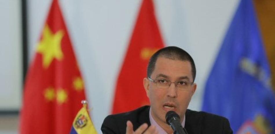 Jorge Arreaza, ministro de relaciones exteriores de Venezuela en China. / AP