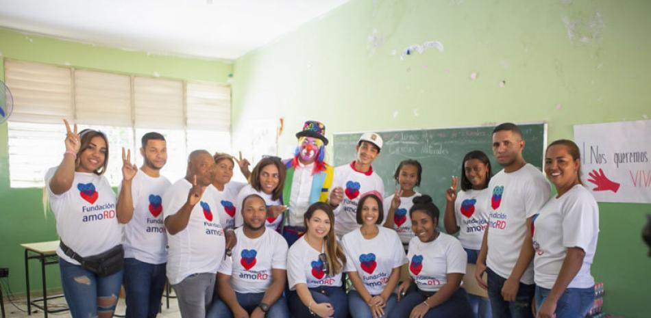 Amo RD realizará actividades en favor de la niñez dominicana. Equipo de la fundación. Fuente externa
