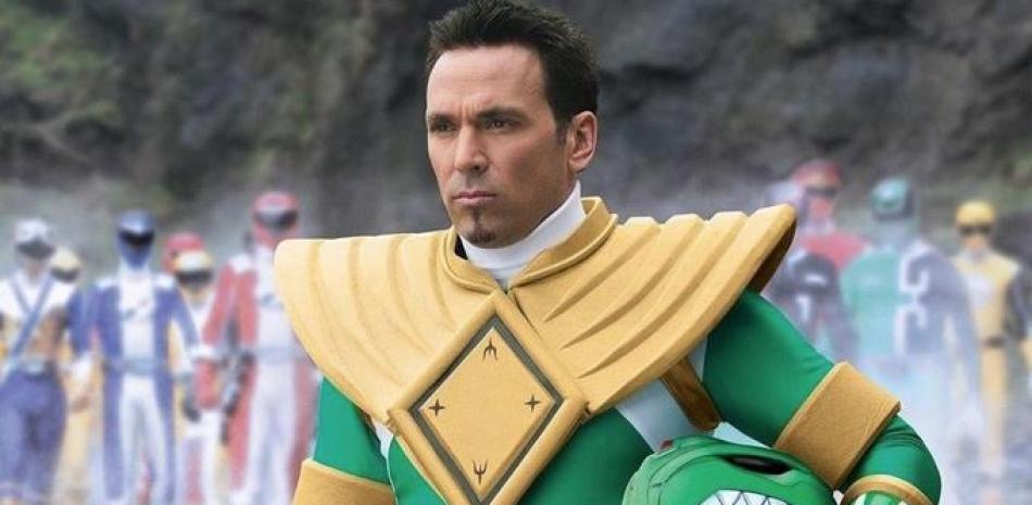 Jason David Frank como el Power Ranger verde
