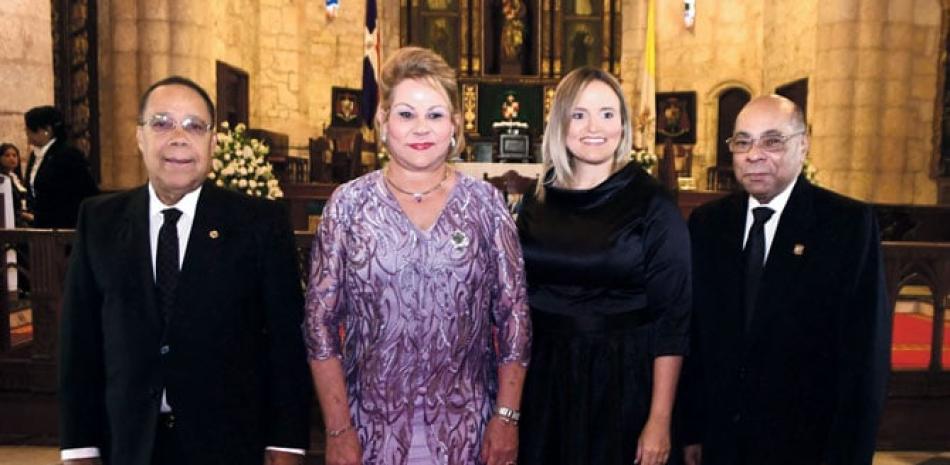 Rafael Díaz Filpo, Dolores Ureña de Díaz, Johanna Monagas de Ray y Milton Ray Guevara. VÍCTOR RAMÍREZ/LD