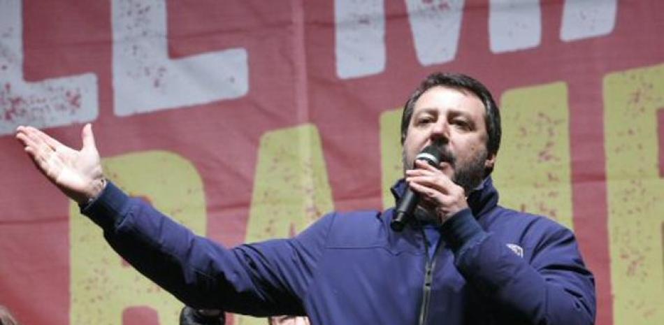 Matteo Salvini, foro AP.