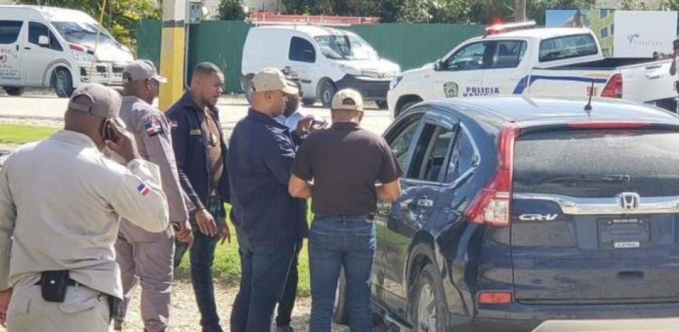 Los muertos a tiros en la Autovía de El Coral fueron identificados como Rafael Sánchez y Juan Carlos Lorenzo. FUENTE EXTERNA