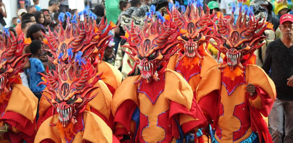 El carnaval de Bonao iniciará el próximo domingo en su parque y calles. ARCHIVO