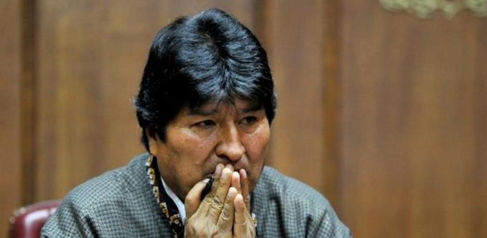 Fotografía de archivo del expresidente de Bolivia, Evo Morales.