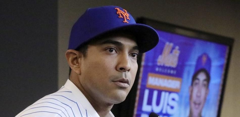 Luis Rojas sustituyó a Carlos Beltrán como el manager de los Mets de Nueva York.