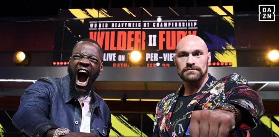 Deontay Wilder y Tyson Fury sostendrán su pelea de revancha este sábado en Las Vegas.