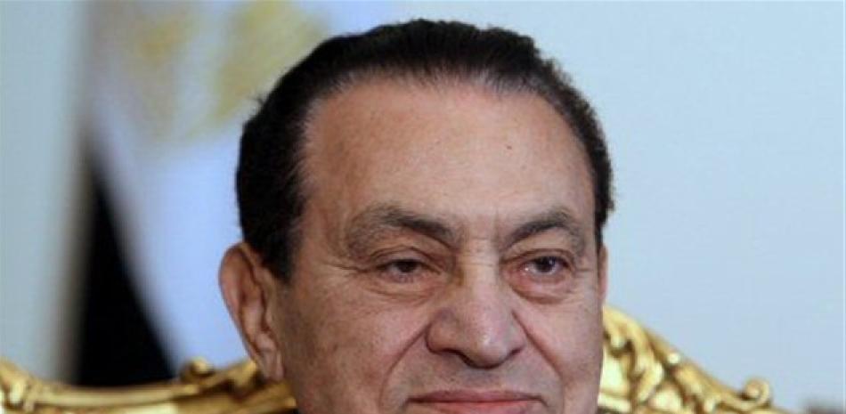 Fotografía del expresidente egipcion Hosni Mubarak.