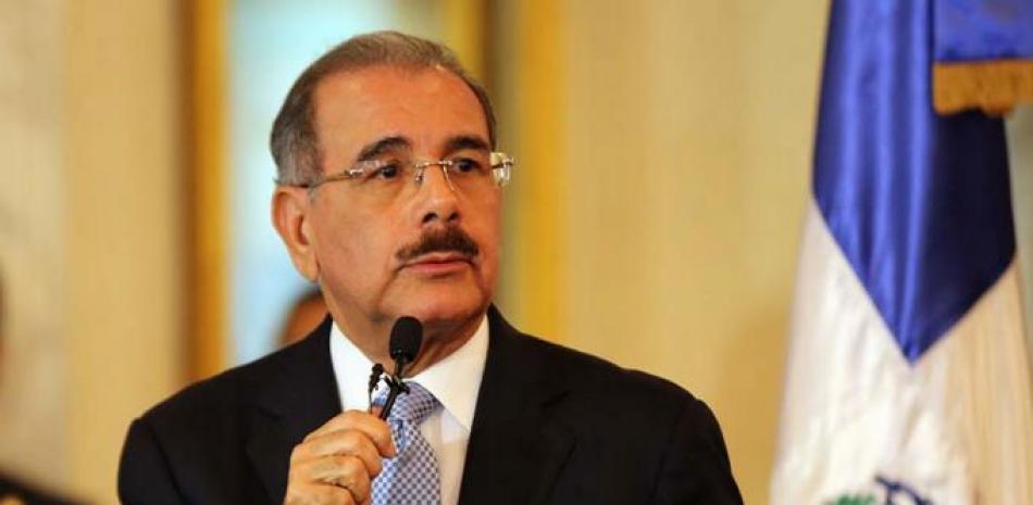 Presidente Danilo Medina, foto archivo. / Listín