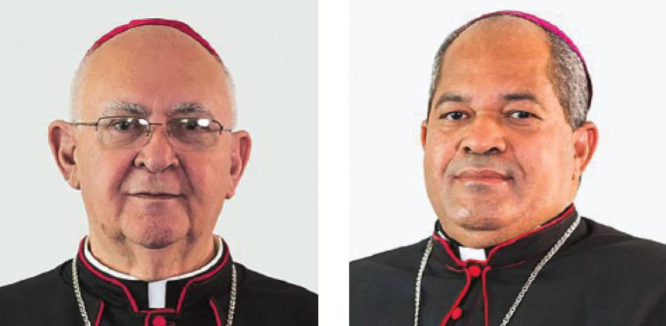 Monseñor Antonio Camilo y Obispo Julio C. Corniel