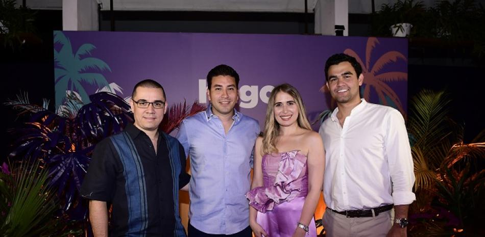 Juan Maceda, Ricky Cuellar, Paola Giacher y Alejandro Argumedo.