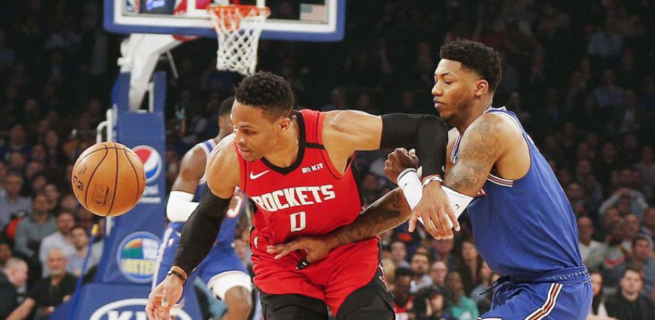 Los Rockets hicieron un gran esfuerzo pero frasasaron ante los Knicks. AP