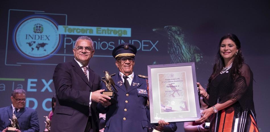 Los galardonados con el "Premio INDEX a la Excelencia Dominicana 2019".