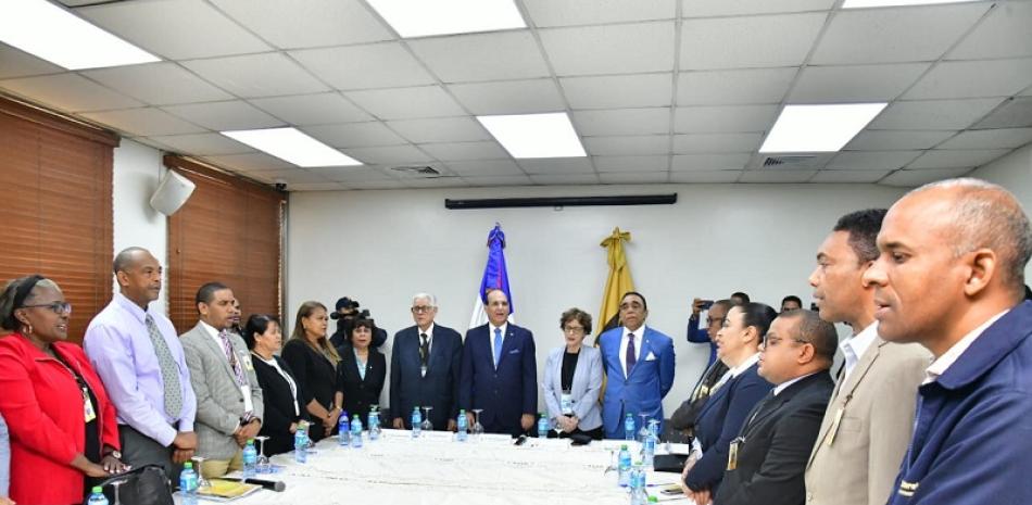 Pleno de la JCE reunido con los secretarios de las juntas municipales. Foto: José Alberto Maldonado/Listín Diario.