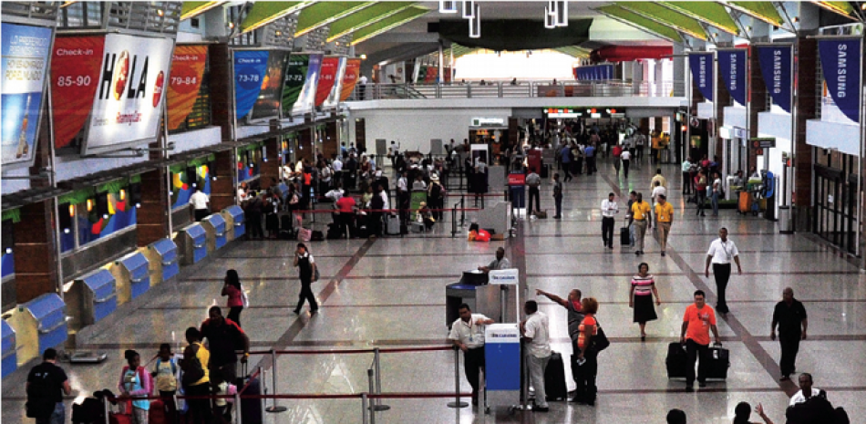 acuerdo con los datos del Instituto Dominicano de Aviación Civil (IDAC), En febrero dejaron de llegar cerca de 60,000 pasajeros.