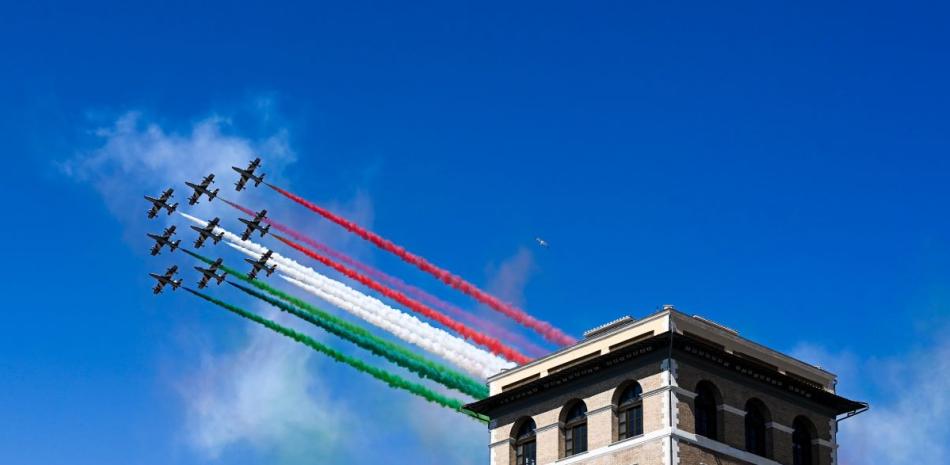 Fueza aérea italiana. Foto: AFP.