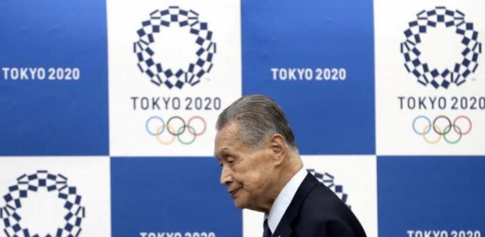 Yoshiro Mori, presidente del comité organizador de Tokio 2020,.
