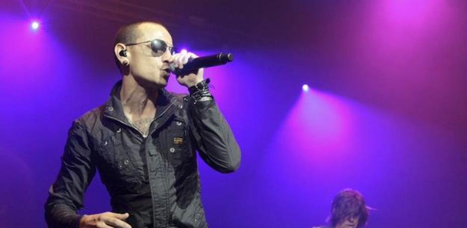 Foto de archivo del cantante Chester Bennington, del grupo Linkin Park