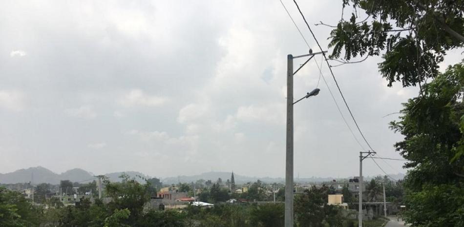 Foto del humo de Duquesa presente en San Cristóbal. Fuente: Adriana Peguero