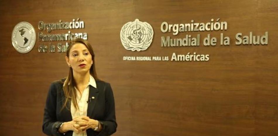 Alma Salinas Morales, representante OMS/OPS./ Captura video