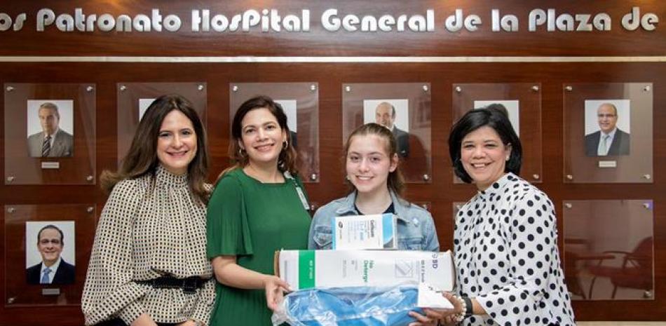 El donativo al HGPD lo realizó Tessa Campolattaro.