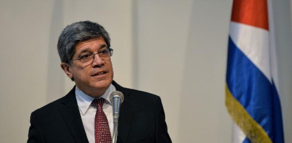 Ministro de Asuntos Exteriores cubano, Carlos Fernández. / AFP