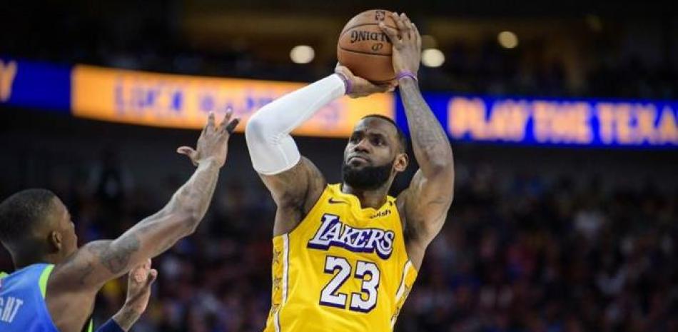 LeBron James, de los Lakers, siempre ha mostrado su disposición de continuar con la temporada de la NBA.