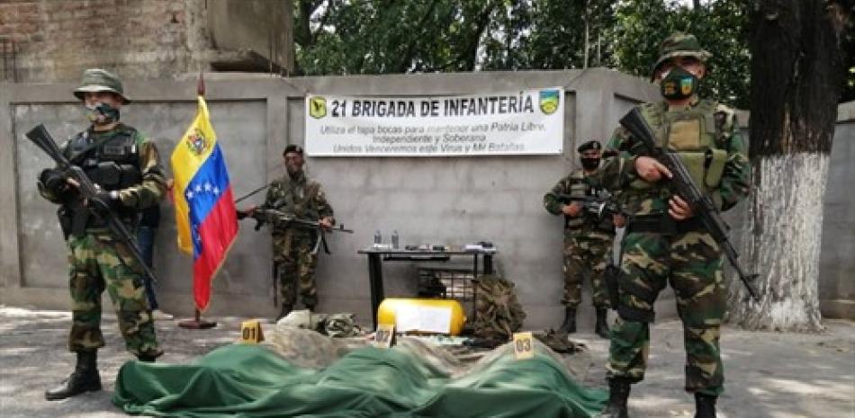 Militares venezolanos en frontera con Colombia. / EP