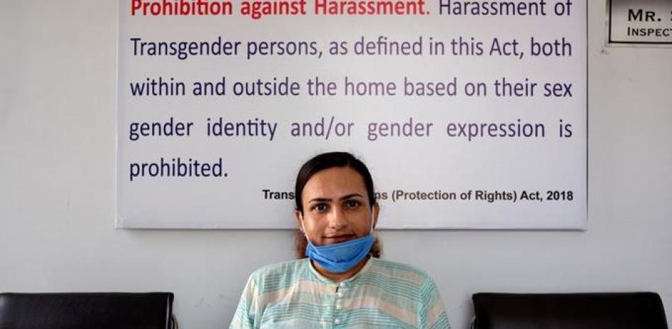 La transexual Reem Sharif. Foto de EFE.