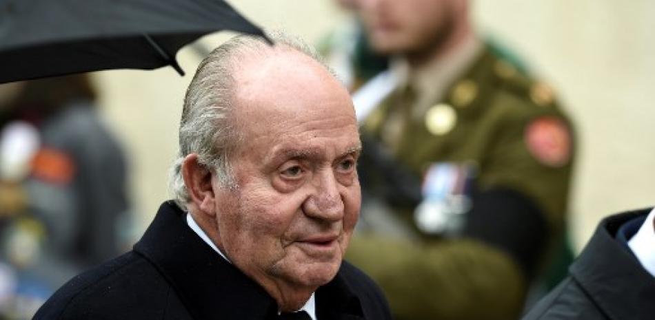 Foto del rey emérito de España, Juan Carlos I. Foto: John Thys/AFP.