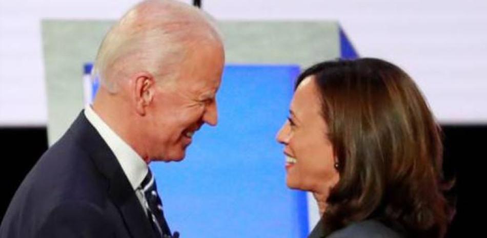 Joe Biden y Kamala Harris, la fórmula demócrata para las elecciones de noviembre próximo.