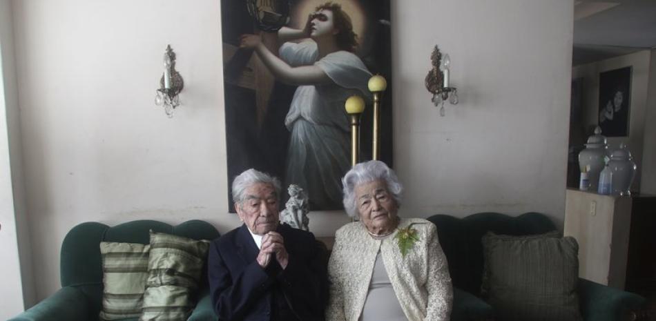 Parejas de esposos ecuatorianos más longeva del mundo. Foto de AP.