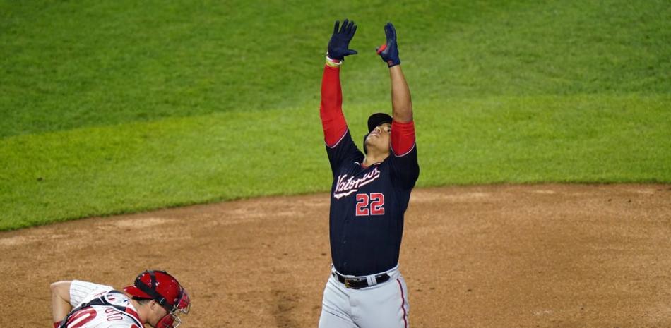 El dominicano Juan Soto tuvo anoche partido de dos jonrones, totaliza 11 en la campaña, con 25 remolcadas.