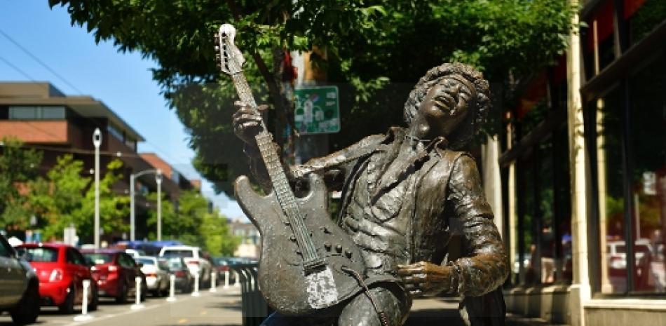 Estatua de Jimmy Hendrix. / EFE