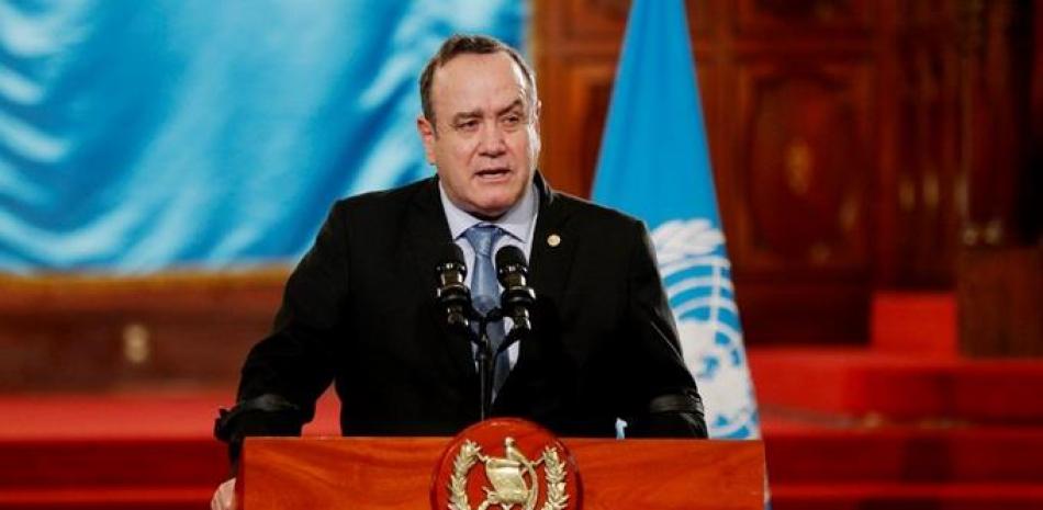 Foto del presidente de Guatemala. Fuente: El Universal.
