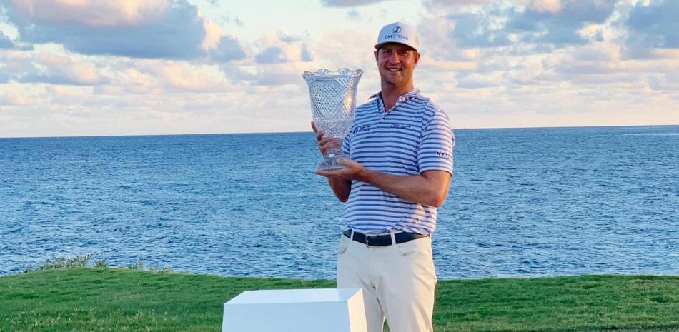 Hudson Swafford, campeón del PGA en Punta Cana. / Twitter
