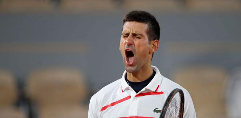 El serbio Novak Djokovic hace un gesto de emoción tras cristalizar el triunfo sobre el español Pablo Carreño.